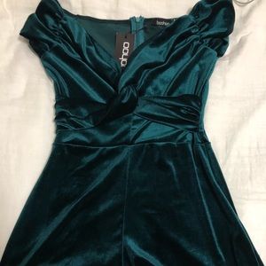 Velvet romper brand new